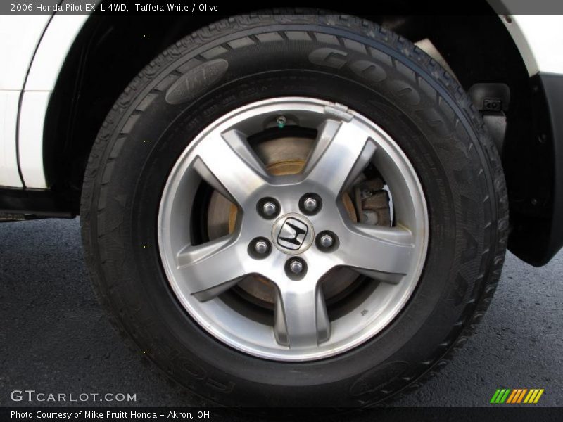 Taffeta White / Olive 2006 Honda Pilot EX-L 4WD