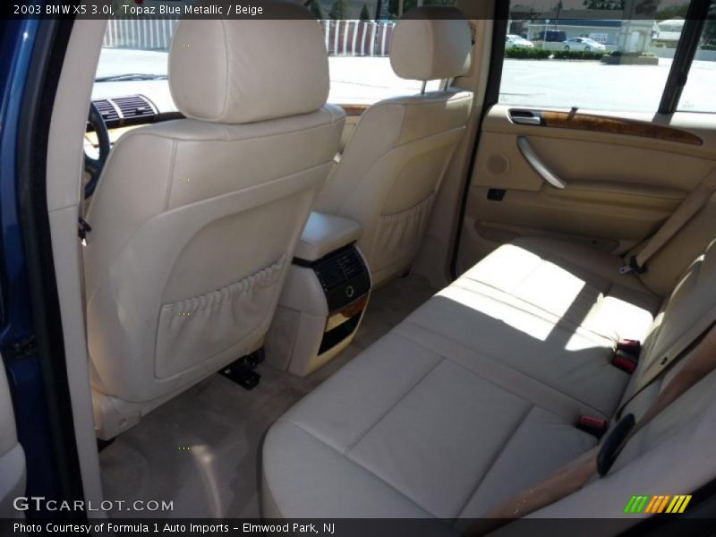 Topaz Blue Metallic / Beige 2003 BMW X5 3.0i