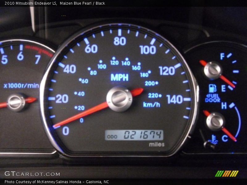 Maizen Blue Pearl / Black 2010 Mitsubishi Endeavor LS