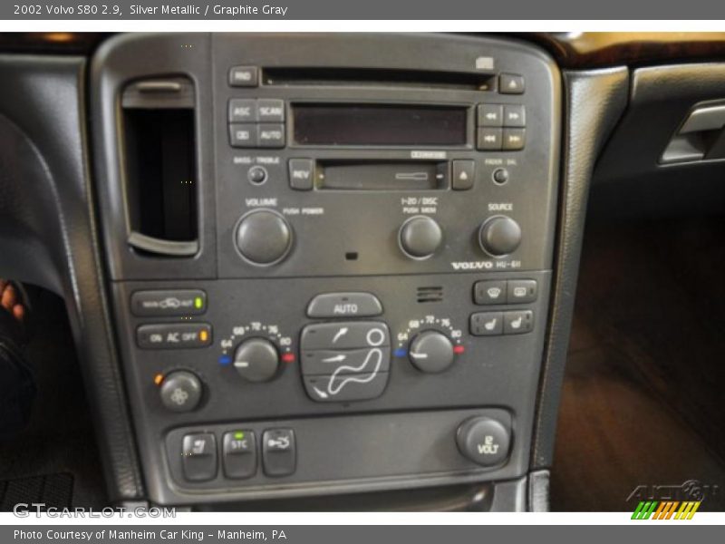 Silver Metallic / Graphite Gray 2002 Volvo S80 2.9
