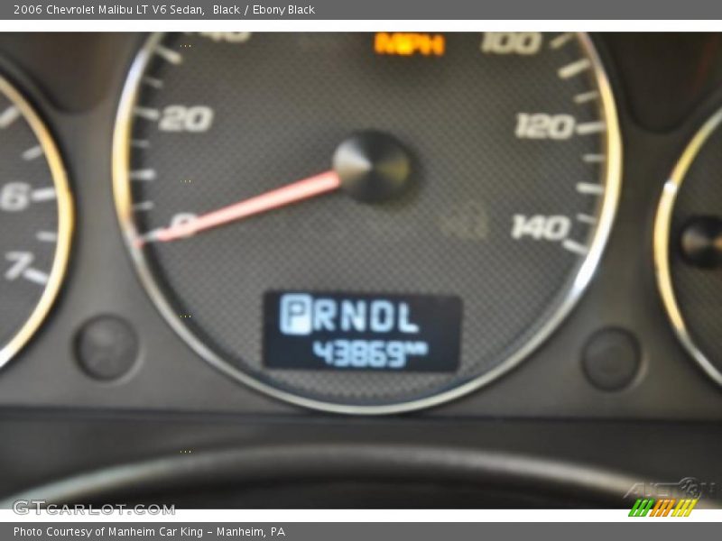 Black / Ebony Black 2006 Chevrolet Malibu LT V6 Sedan