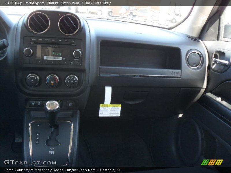 Natural Green Pearl / Dark Slate Gray 2010 Jeep Patriot Sport