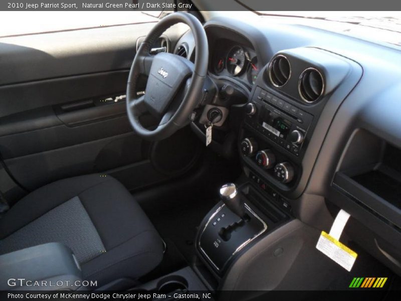 Natural Green Pearl / Dark Slate Gray 2010 Jeep Patriot Sport