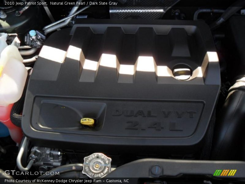 Natural Green Pearl / Dark Slate Gray 2010 Jeep Patriot Sport