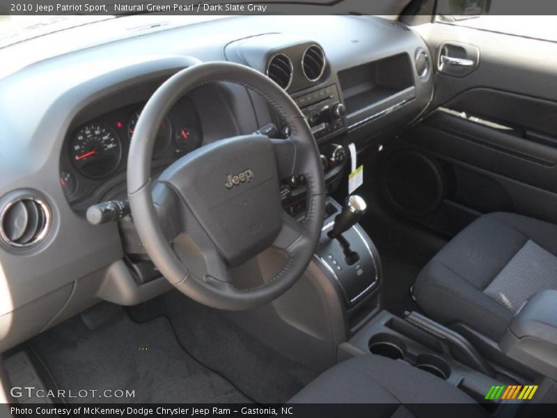 Natural Green Pearl / Dark Slate Gray 2010 Jeep Patriot Sport