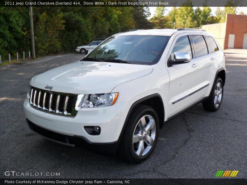 Stone White / Dark Frost Beige/Light Frost Beige 2011 Jeep Grand Cherokee Overland 4x4