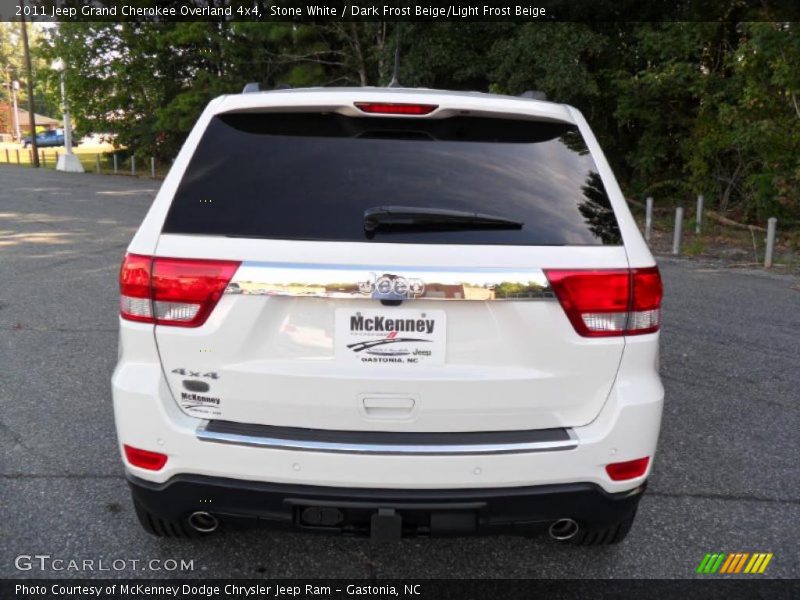 Stone White / Dark Frost Beige/Light Frost Beige 2011 Jeep Grand Cherokee Overland 4x4