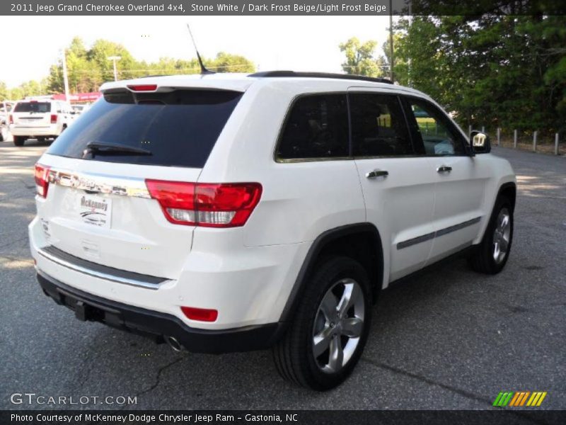 Stone White / Dark Frost Beige/Light Frost Beige 2011 Jeep Grand Cherokee Overland 4x4