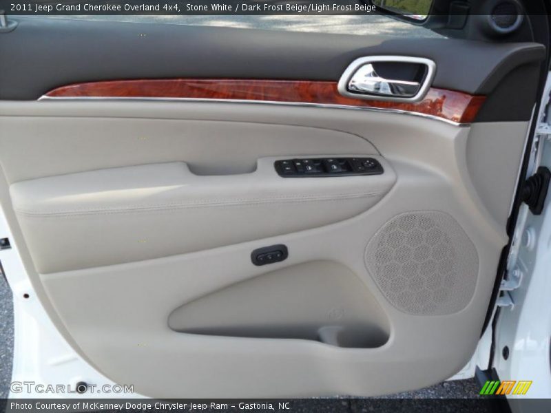 Stone White / Dark Frost Beige/Light Frost Beige 2011 Jeep Grand Cherokee Overland 4x4