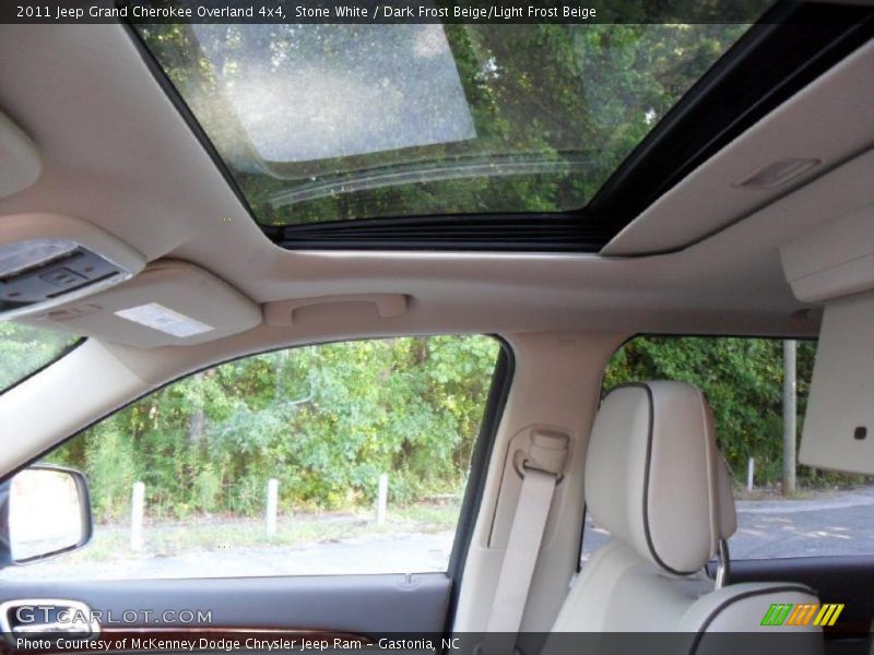 Stone White / Dark Frost Beige/Light Frost Beige 2011 Jeep Grand Cherokee Overland 4x4