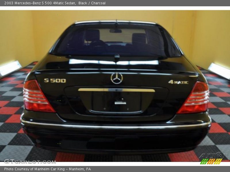 Black / Charcoal 2003 Mercedes-Benz S 500 4Matic Sedan