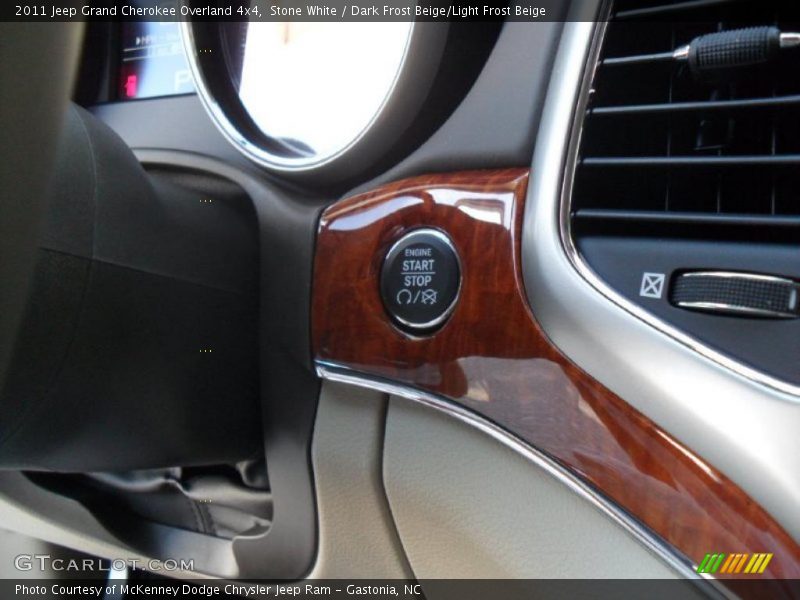Stone White / Dark Frost Beige/Light Frost Beige 2011 Jeep Grand Cherokee Overland 4x4