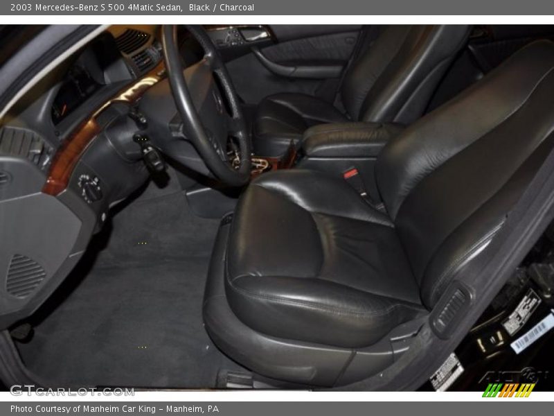 Black / Charcoal 2003 Mercedes-Benz S 500 4Matic Sedan