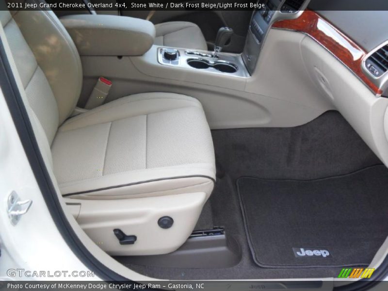 Stone White / Dark Frost Beige/Light Frost Beige 2011 Jeep Grand Cherokee Overland 4x4