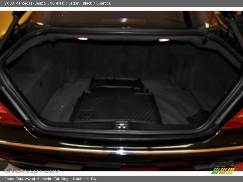 Black / Charcoal 2003 Mercedes-Benz S 500 4Matic Sedan