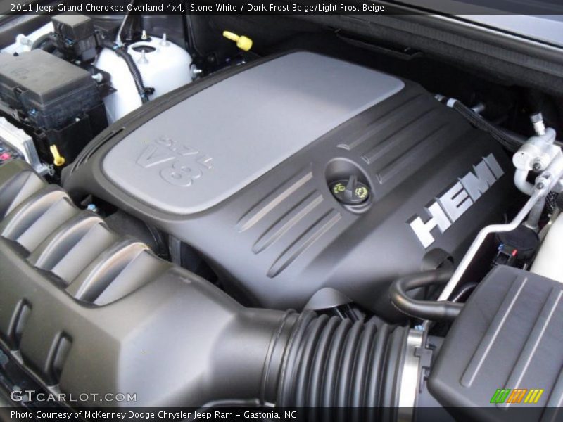 Stone White / Dark Frost Beige/Light Frost Beige 2011 Jeep Grand Cherokee Overland 4x4