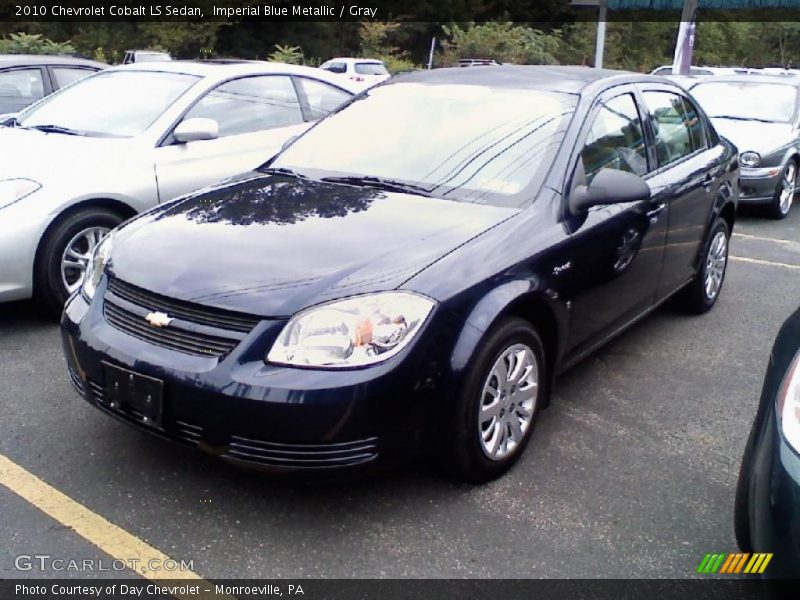 Imperial Blue Metallic / Gray 2010 Chevrolet Cobalt LS Sedan