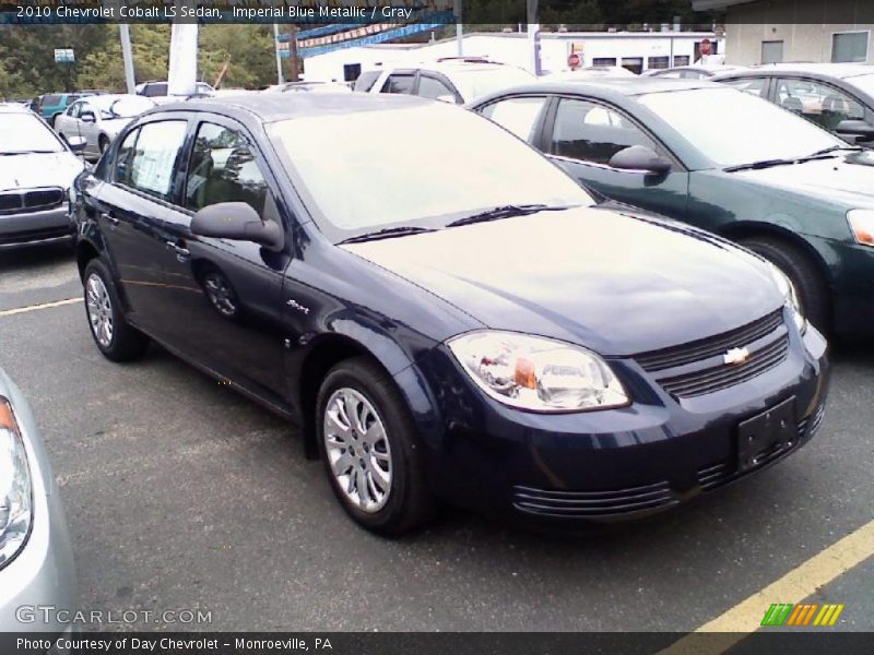 Imperial Blue Metallic / Gray 2010 Chevrolet Cobalt LS Sedan