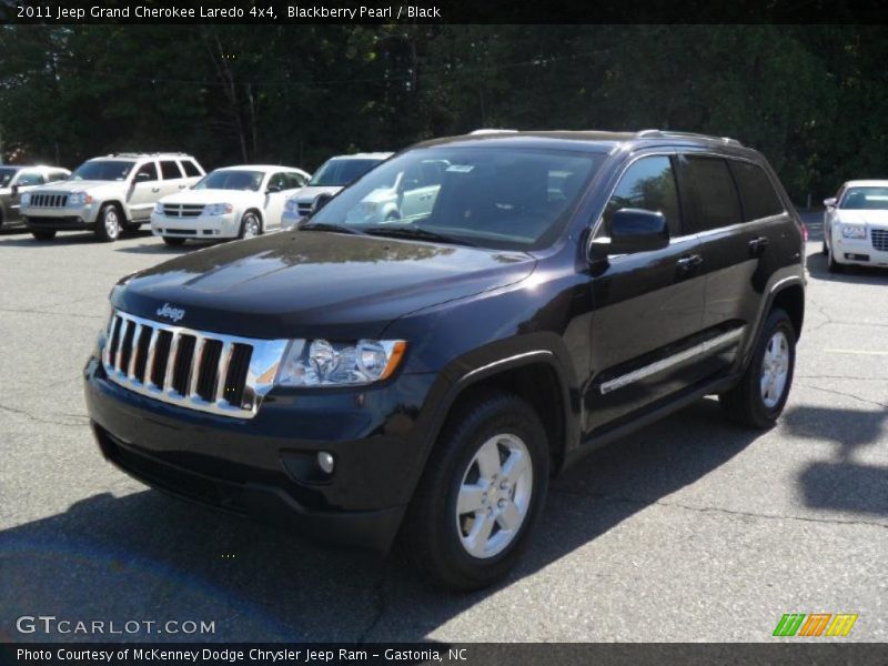 Blackberry Pearl / Black 2011 Jeep Grand Cherokee Laredo 4x4