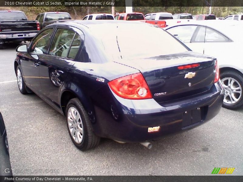 Imperial Blue Metallic / Gray 2010 Chevrolet Cobalt LS Sedan