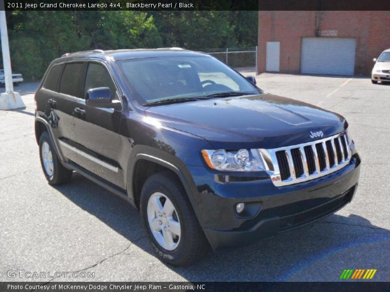 Blackberry Pearl / Black 2011 Jeep Grand Cherokee Laredo 4x4
