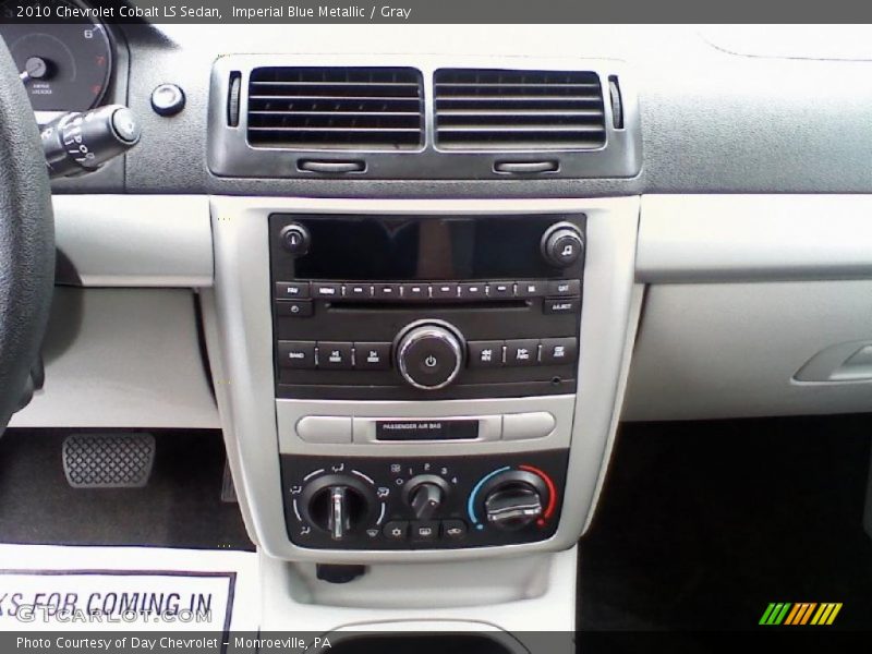 Imperial Blue Metallic / Gray 2010 Chevrolet Cobalt LS Sedan