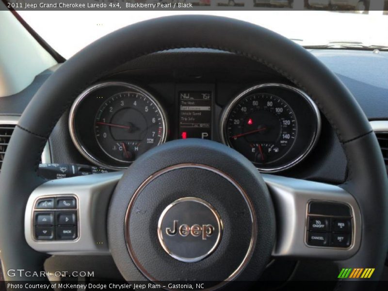 Blackberry Pearl / Black 2011 Jeep Grand Cherokee Laredo 4x4