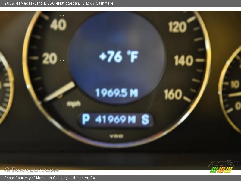 Black / Cashmere 2009 Mercedes-Benz E 350 4Matic Sedan
