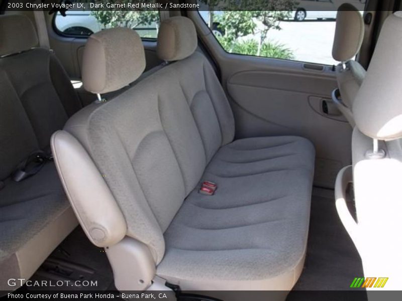 Dark Garnet Red Metallic / Sandstone 2003 Chrysler Voyager LX