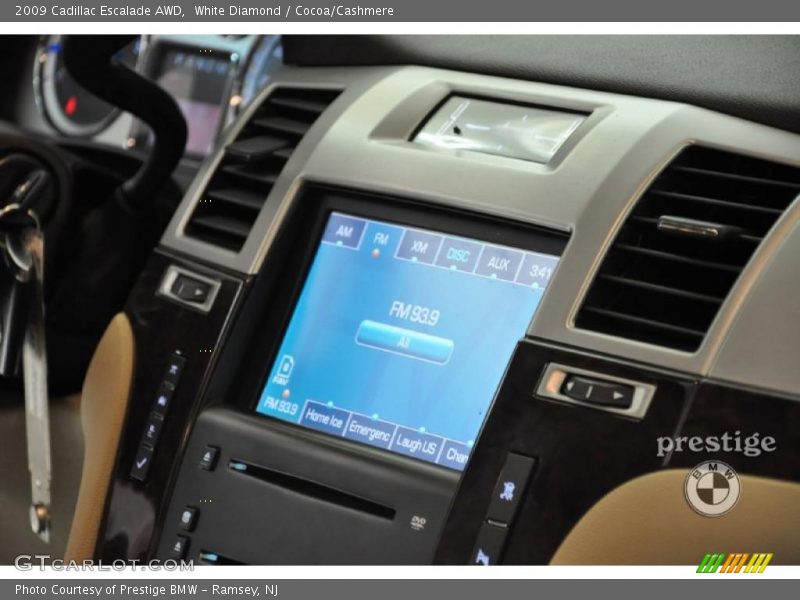 White Diamond / Cocoa/Cashmere 2009 Cadillac Escalade AWD
