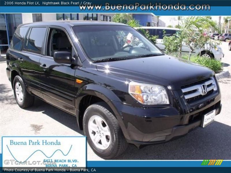 Nighthawk Black Pearl / Gray 2006 Honda Pilot LX