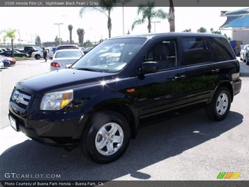 Nighthawk Black Pearl / Gray 2006 Honda Pilot LX