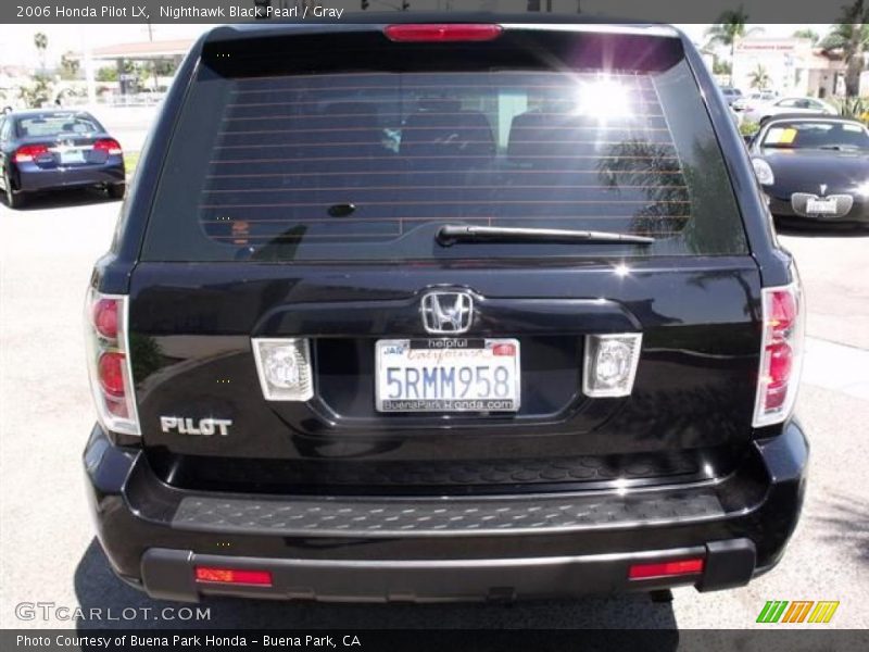 Nighthawk Black Pearl / Gray 2006 Honda Pilot LX