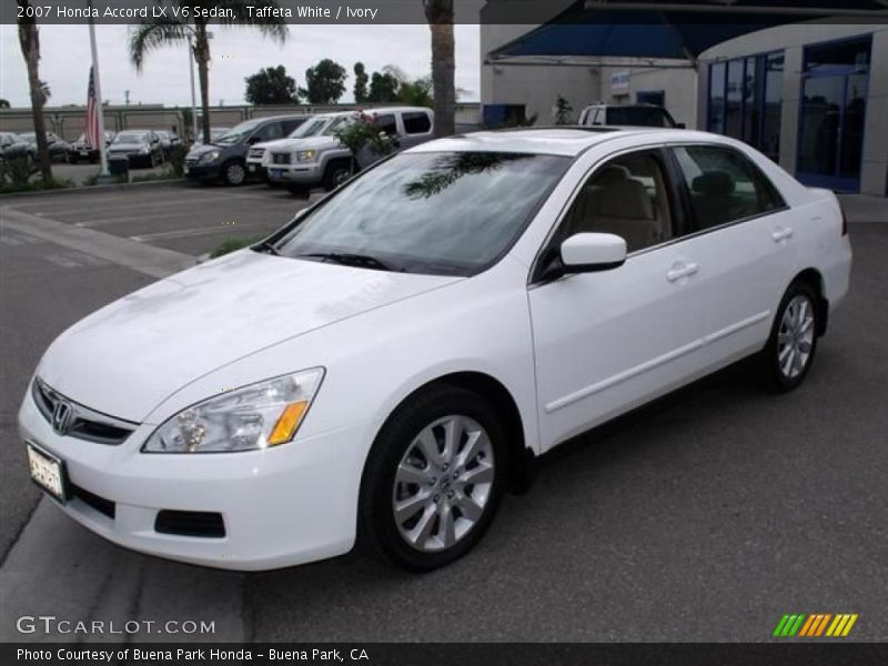 Taffeta White / Ivory 2007 Honda Accord LX V6 Sedan