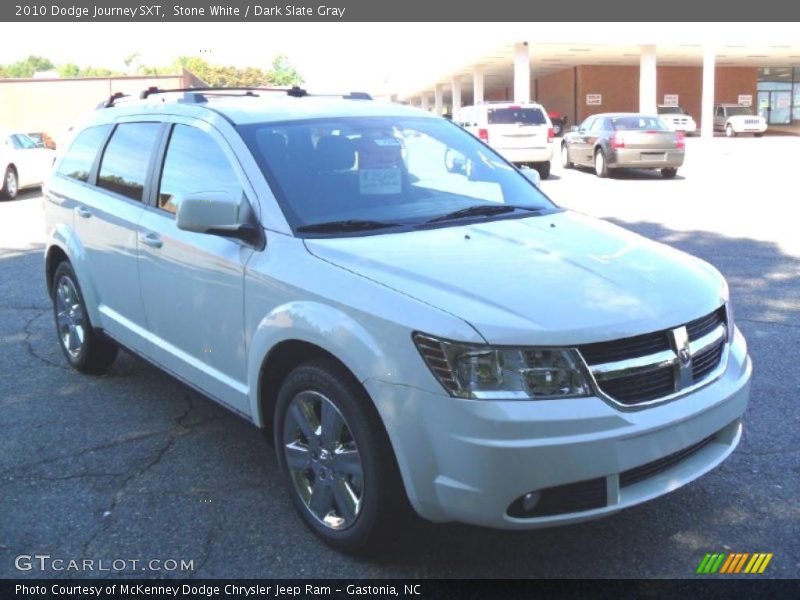 Stone White / Dark Slate Gray 2010 Dodge Journey SXT