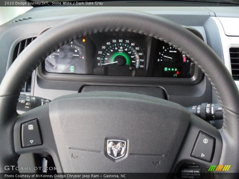 Stone White / Dark Slate Gray 2010 Dodge Journey SXT