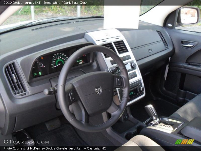 Stone White / Dark Slate Gray 2010 Dodge Journey SXT