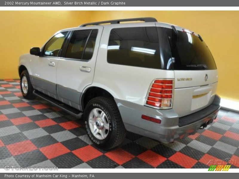 Silver Birch Metallic / Dark Graphite 2002 Mercury Mountaineer AWD