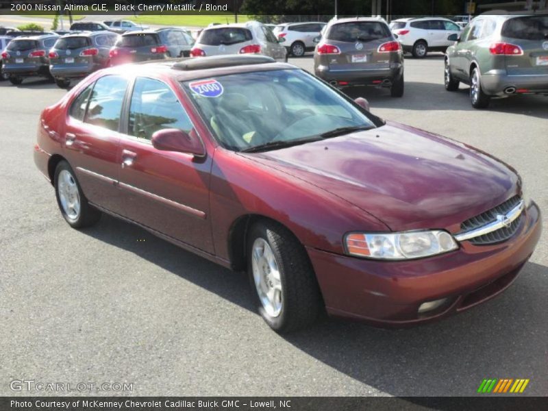 Black Cherry Metallic / Blond 2000 Nissan Altima GLE