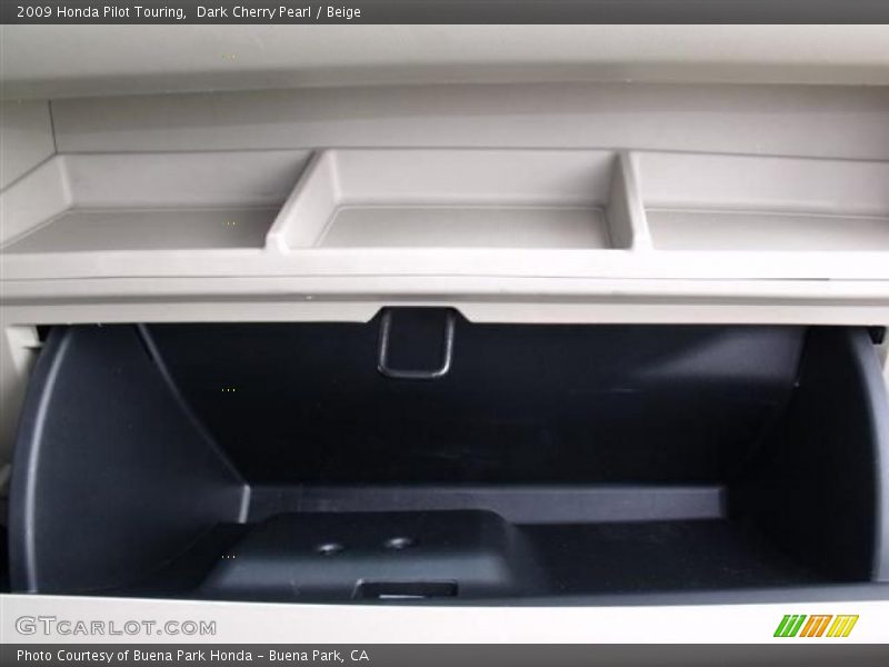 Dark Cherry Pearl / Beige 2009 Honda Pilot Touring