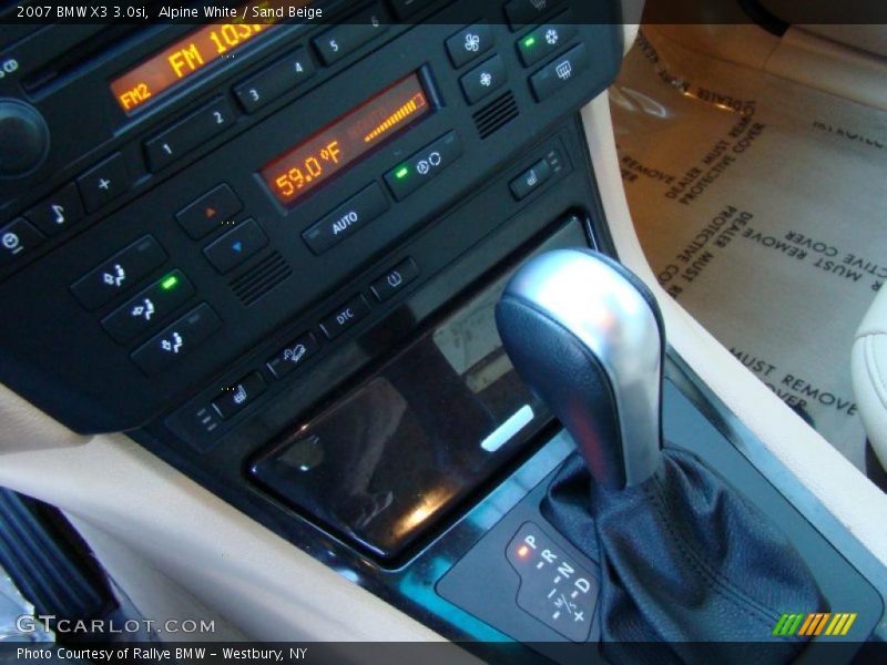 Alpine White / Sand Beige 2007 BMW X3 3.0si