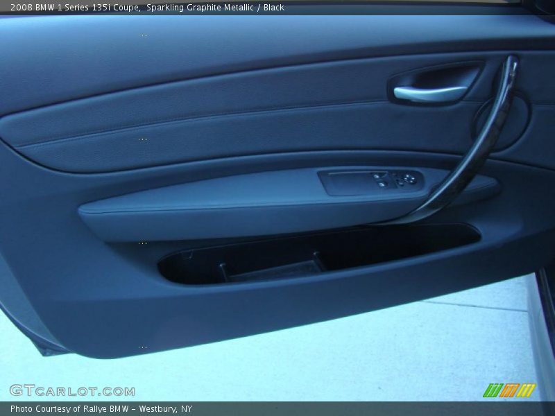 Sparkling Graphite Metallic / Black 2008 BMW 1 Series 135i Coupe