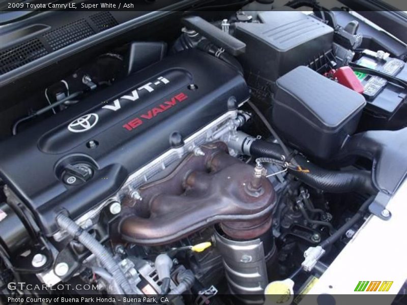 Super White / Ash 2009 Toyota Camry LE
