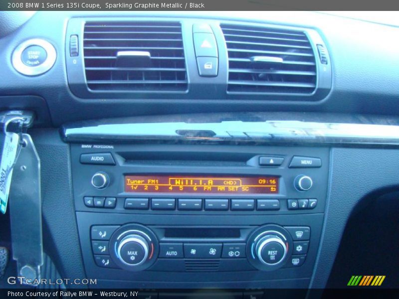 Sparkling Graphite Metallic / Black 2008 BMW 1 Series 135i Coupe