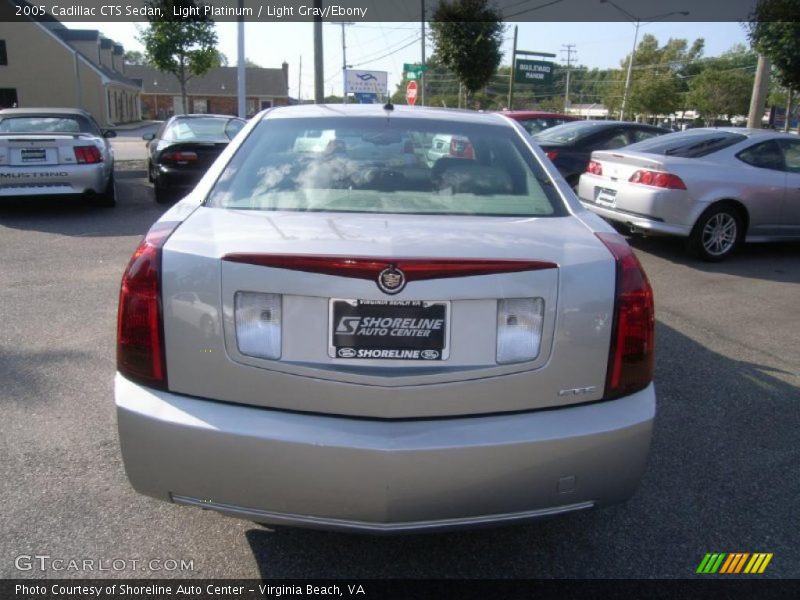 Light Platinum / Light Gray/Ebony 2005 Cadillac CTS Sedan