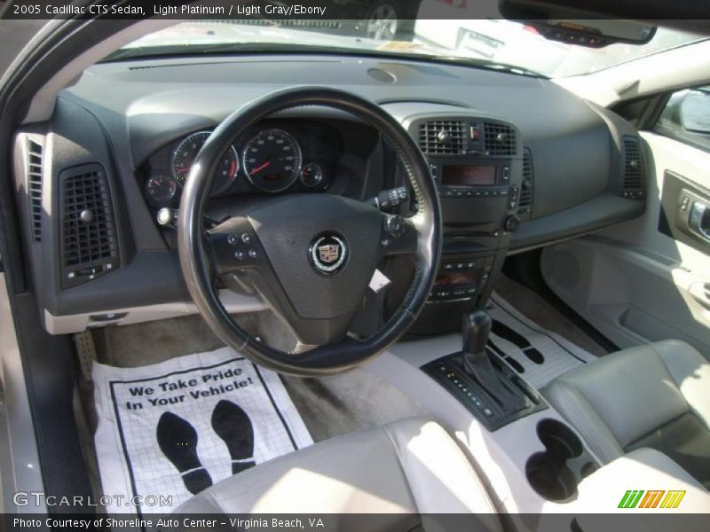 Light Platinum / Light Gray/Ebony 2005 Cadillac CTS Sedan