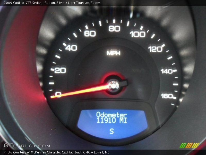 Radiant Silver / Light Titanium/Ebony 2009 Cadillac CTS Sedan