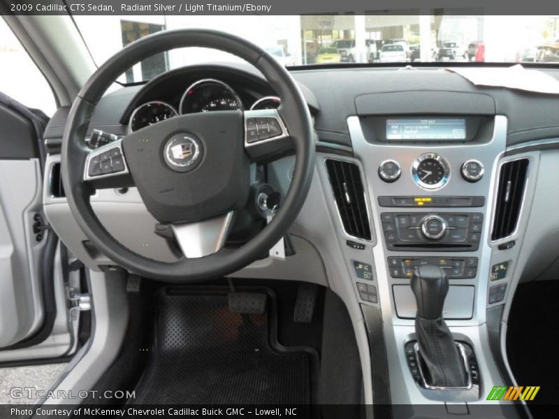 Radiant Silver / Light Titanium/Ebony 2009 Cadillac CTS Sedan