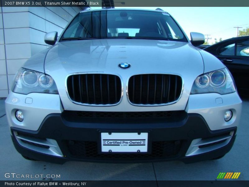 Titanium Silver Metallic / Black 2007 BMW X5 3.0si