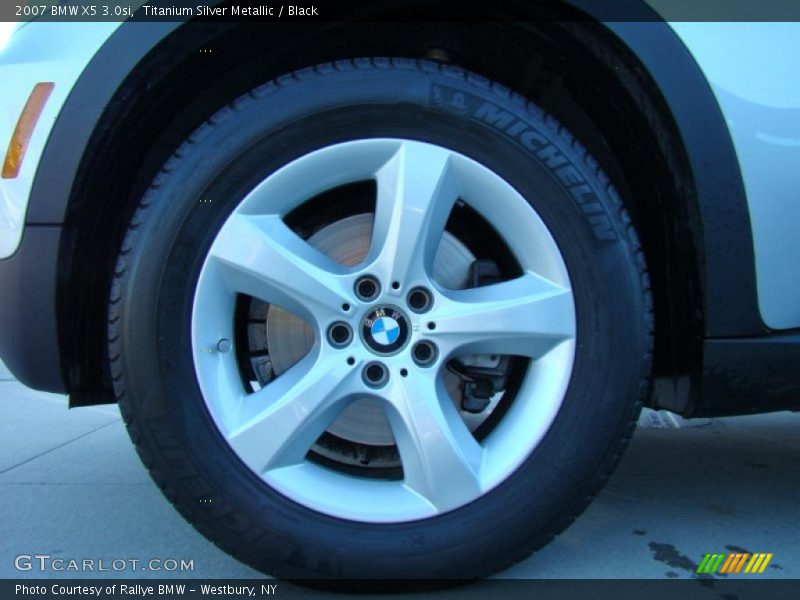 Titanium Silver Metallic / Black 2007 BMW X5 3.0si